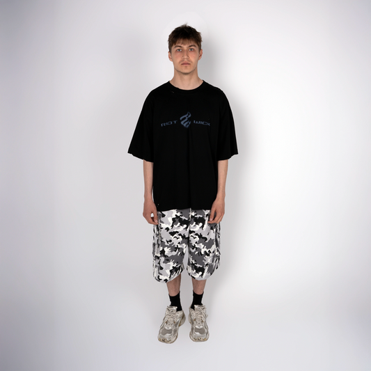 BLACK CAMO SHORTS
