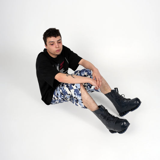 BLUE CAMO SHORTS